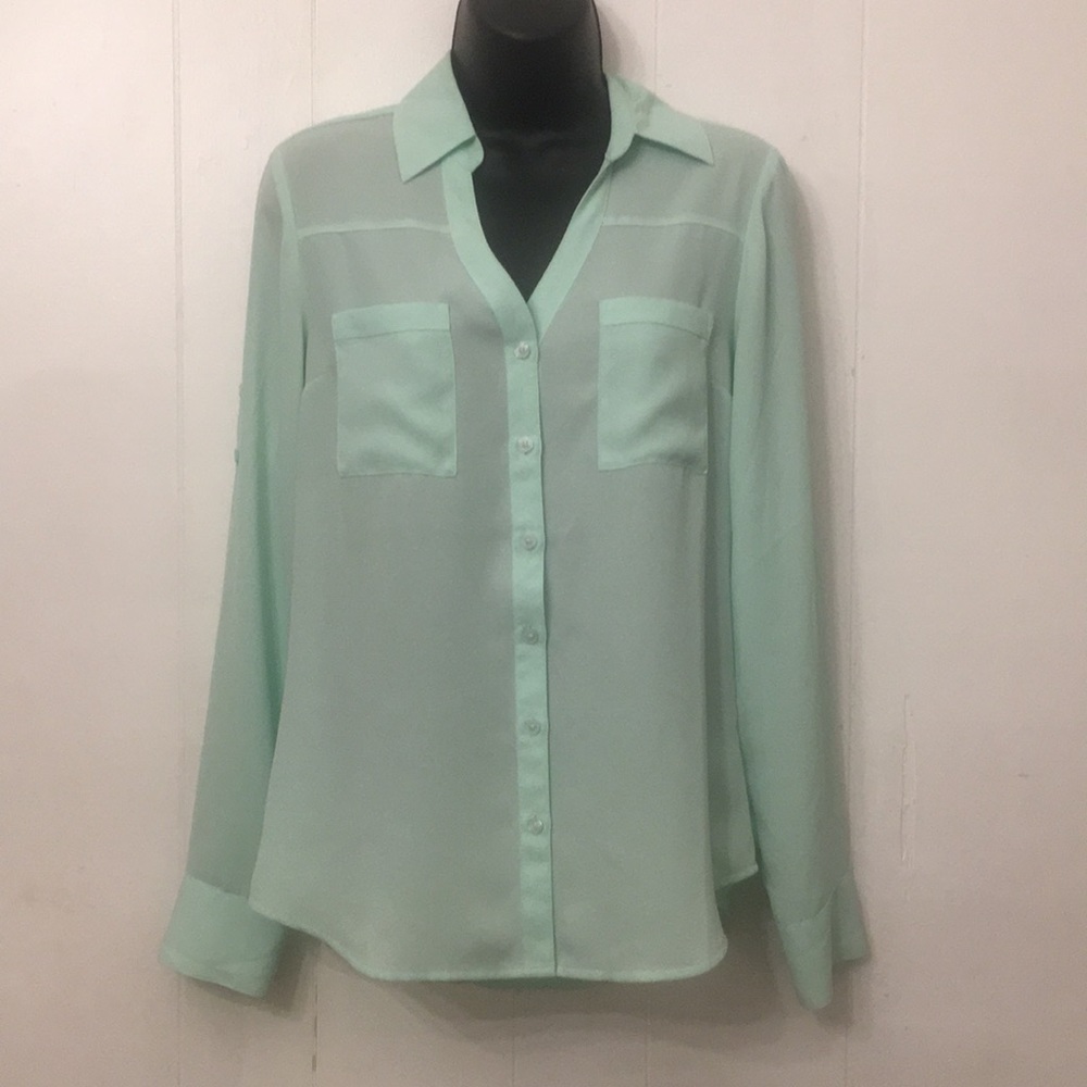 EXPRESS BUTTON DOWN TOP SIZE XS - Picture 1 of 1